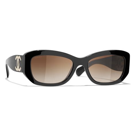 CHANEL Sunglasses: Rectangle Sunglasses, acetate 5493 — 